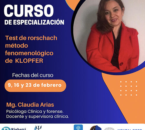 Curso test de Rosrchach método fenomenológico de Klopper